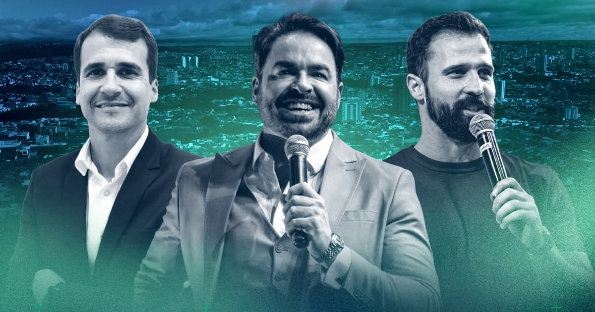 Os palestrantes Denimarcio, Ronaldo Dantas e Cali Galera
